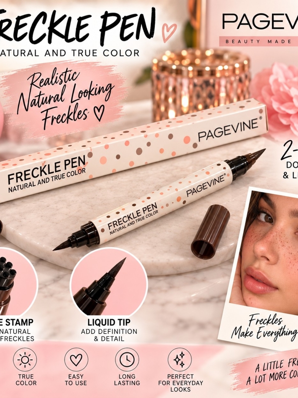 Freckle Pen - Natural Brown Freckles